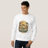 Aufsteigen Erhebe dich darüber Sweatshirt (Vorne ganz)