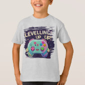 Aufsteigen! Niedlich Gaming Controller Kawaii T-Sh T-Shirt (Vorderseite)