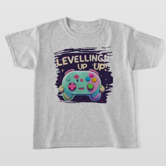 Aufsteigen! Niedlich Gaming Controller Kawaii T-Sh T-Shirt (Ablage )