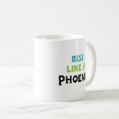 Aufsteigen wie ein Phönix Kaffeetasse (VorderseiteRechts)