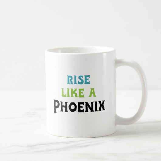 Aufsteigen wie ein Phönix Kaffeetasse (Rechts)