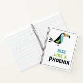 Aufsteigen wie ein Phönix Notizblock (Innenseite)