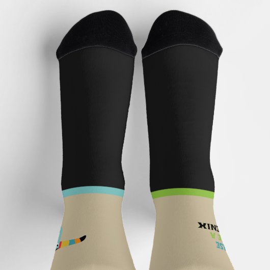 Aufsteigen wie ein Phönix Socken (Oben)