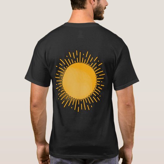 Aufsteigen wie eine Sonne T-Shirt (Rückseite)