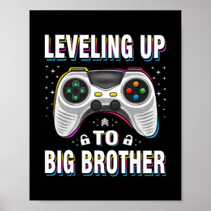 Aufsteigen zu Big Brother 2025 Lustige Gamer-Jungs Poster