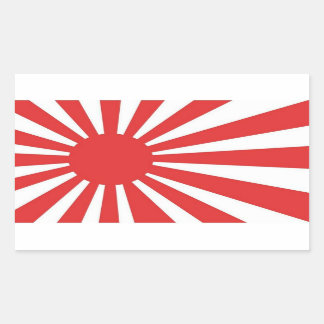 Aufsteigende Aufkleber für die japanische Flagge