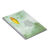 Aufsteigende Blume Bud Journal Jeremiah Scripting Notizblock (Rechte Seite)