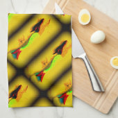 aufsteigende Meerjungfrauen Küchentücher (Viertel Falte)