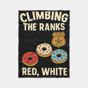 Aufsteigende Ränge Police Academy Donut Treppe Des Fleecedecke