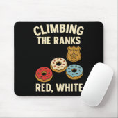 Aufsteigende Ränge Police Academy Donut Treppe Des Mousepad (Mit Mouse)