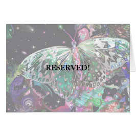 Aufsteigende Schmetterlingskarte!