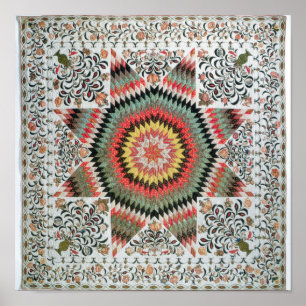 Aufsteigende Sonne oder "Stern von Bethlehem" Poster