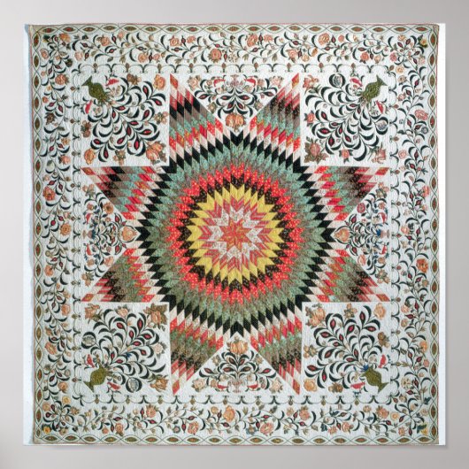 Aufsteigende Sonne oder "Stern von Bethlehem" Poster (Vorne)