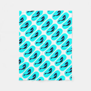 aufsteigende Unterwassernixen Fleecedecke