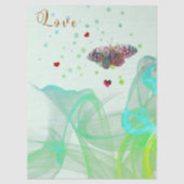 Aufsteigender Liebe Schmetterling Seidenpapier (Vorderseite)