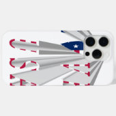 Aufsteigender Patriotismus: Ich Liebe USA Perspect Case-Mate iPhone Hülle (Rückseite (Horizontal))