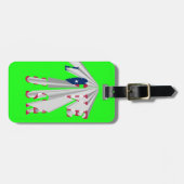 Aufsteigender Patriotismus: Ich Liebe USA Perspect Gepäckanhänger (Vorderseite horizontal)