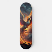 Aufsteigender Phönix Skateboard (Vorderseite)