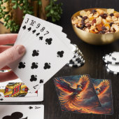 Aufsteigender Phönix Spielkarten (In Situ)