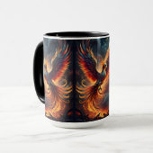 Aufsteigender Phönix Tasse (Vorderseite Links)