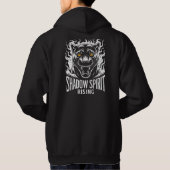 Aufsteigender Schattengeist Hoodie (Rückseite)