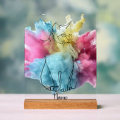 Aufsteller Katze Acrylschild (Neutral)