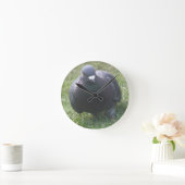 Aufstellung der Tauben-Wanduhr Runde Wanduhr (Zuhause)