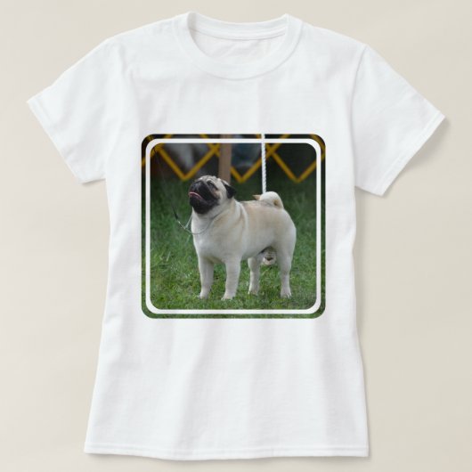 Aufstellung des Mops T-Shirt (Design vorne)