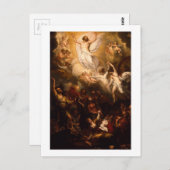 Aufstieg Christi mit Engeln Postkarte (Vorne/Hinten)