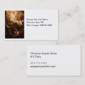 Aufstieg Christi mit Engeln Visitenkarte (Vorne/Hinten)