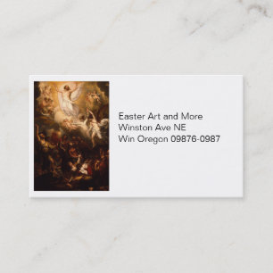 Aufstieg Christi mit Engeln Visitenkarte