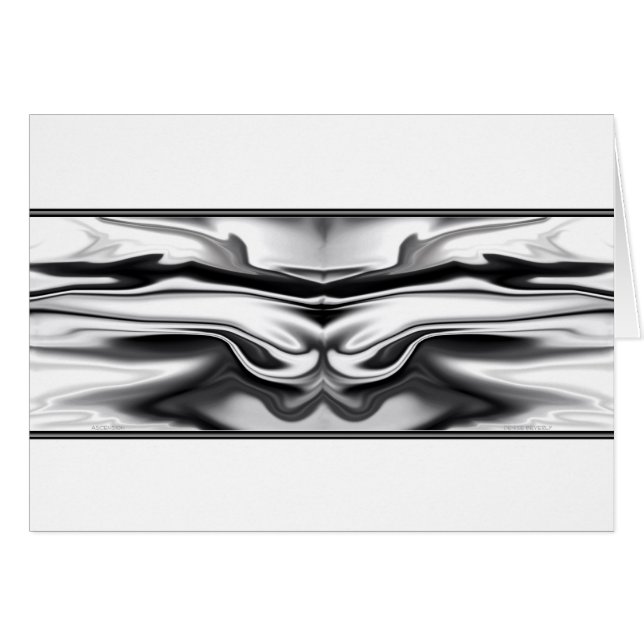 Aufstieg - Chrome Engel abstrakt (Vorderseite (Horizontal))