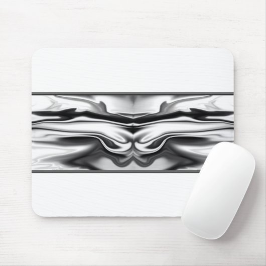 Aufstieg - Chrome Engel abstrakt Mousepad (Mit Mouse)