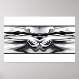 Aufstieg - Chrome Engel abstrakt Poster
