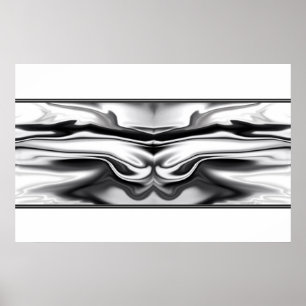 Aufstieg - Chrome Engel abstrakt Poster