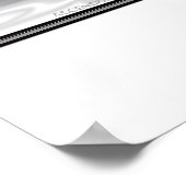 Aufstieg - Chrome Engel abstrakt Poster (Ecke)