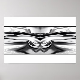 Aufstieg - Chrome Engel abstrakt Poster