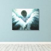 Aufstieg der Angel Art Print auf Leinwand (Insitu (Holzboden))