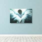 Aufstieg der Angel Art Print auf Leinwand (Insitu (Holzboden))