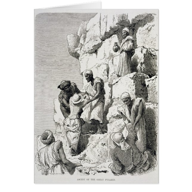 Aufstieg der großen Pyramide, 19. Jahrhundert (Vorne)