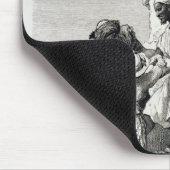 Aufstieg der großen Pyramide, 19. Jahrhundert Mousepad (Ecke)