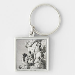 Aufstieg der großen Pyramide, 19. Jahrhundert Schlüsselanhänger