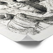 Aufstieg der Großen Pyramide aus dem 19. Jahrhunde Poster (Ecke)