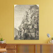 Aufstieg der Großen Pyramide Leinwanddruck (Insitu (Wohnzimmer))