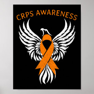 Aufstieg der Phoenix RSD CRPS Awareness Month Oran Poster