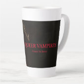 "Aufstieg der Queen Vampire" Latte-Tasse Milchtasse (Rechte Ecke)