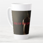 "Aufstieg der Queen Vampire" Latte-Tasse Milchtasse (Linke Ecke)
