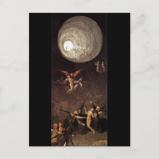 Aufstieg der Seligen, von Hieronymus Bosch Postkarte (Vorderseite)