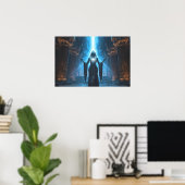 Aufstieg der Sternenpriesterin: Sci-Fi  Poster (Heimbüro)
