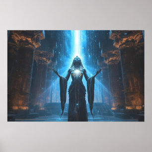 Aufstieg der Sternenpriesterin: Sci-Fi Poster